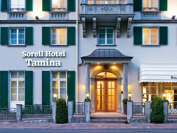 9 Tage Schweiz entdecken im Sorell Hotel Tamina in Bad Ragaz, St. Gallen inkl. Frühstück