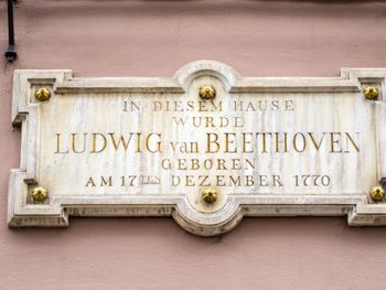 Auf Beethovens Spuren - 4 Tage