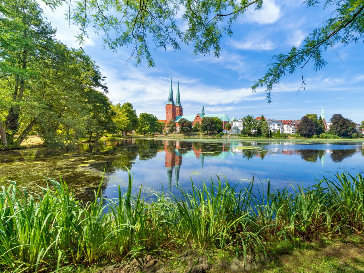 Mit dem Fahrrad durch Lübeck