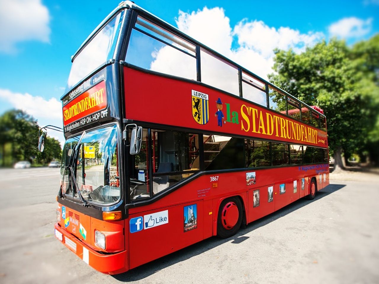 Leipzig-Erkundung mit dem Hop On Hop Off Bus 1 Nacht