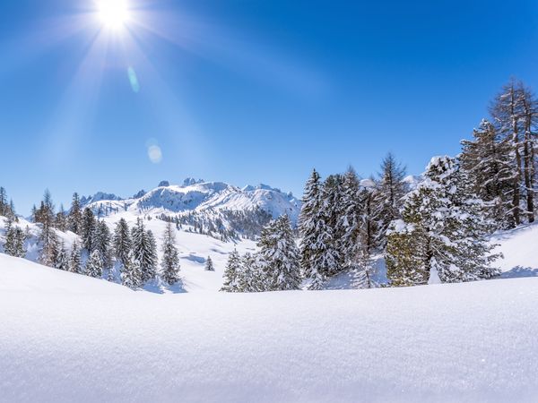 4 Tage Dolomiten-Wintersonne genießen im Eco-Aparthotel in Niederdorf (Südtirol), Trentino-Südtirol inkl. Halbpension