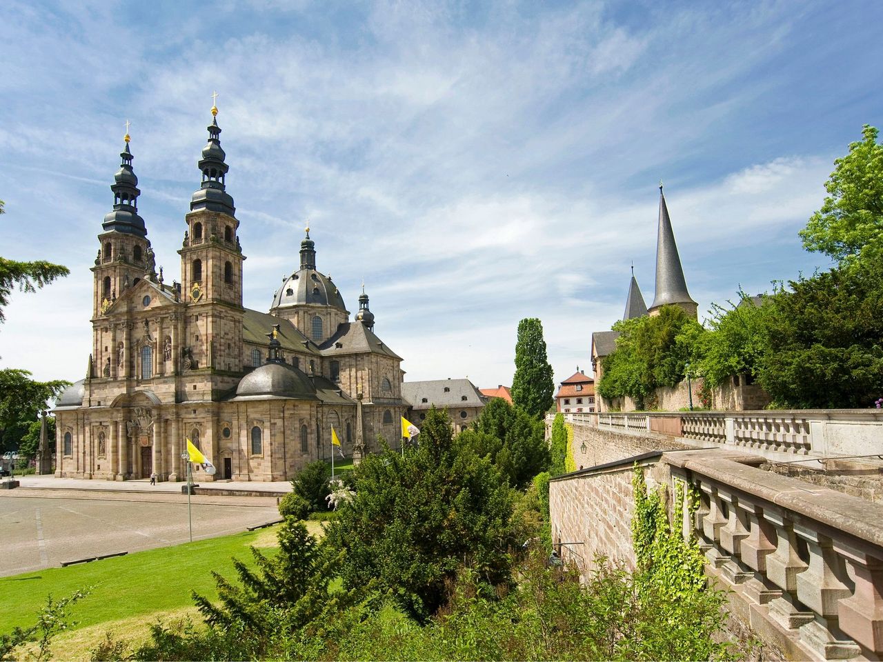 Fulda im Frühling