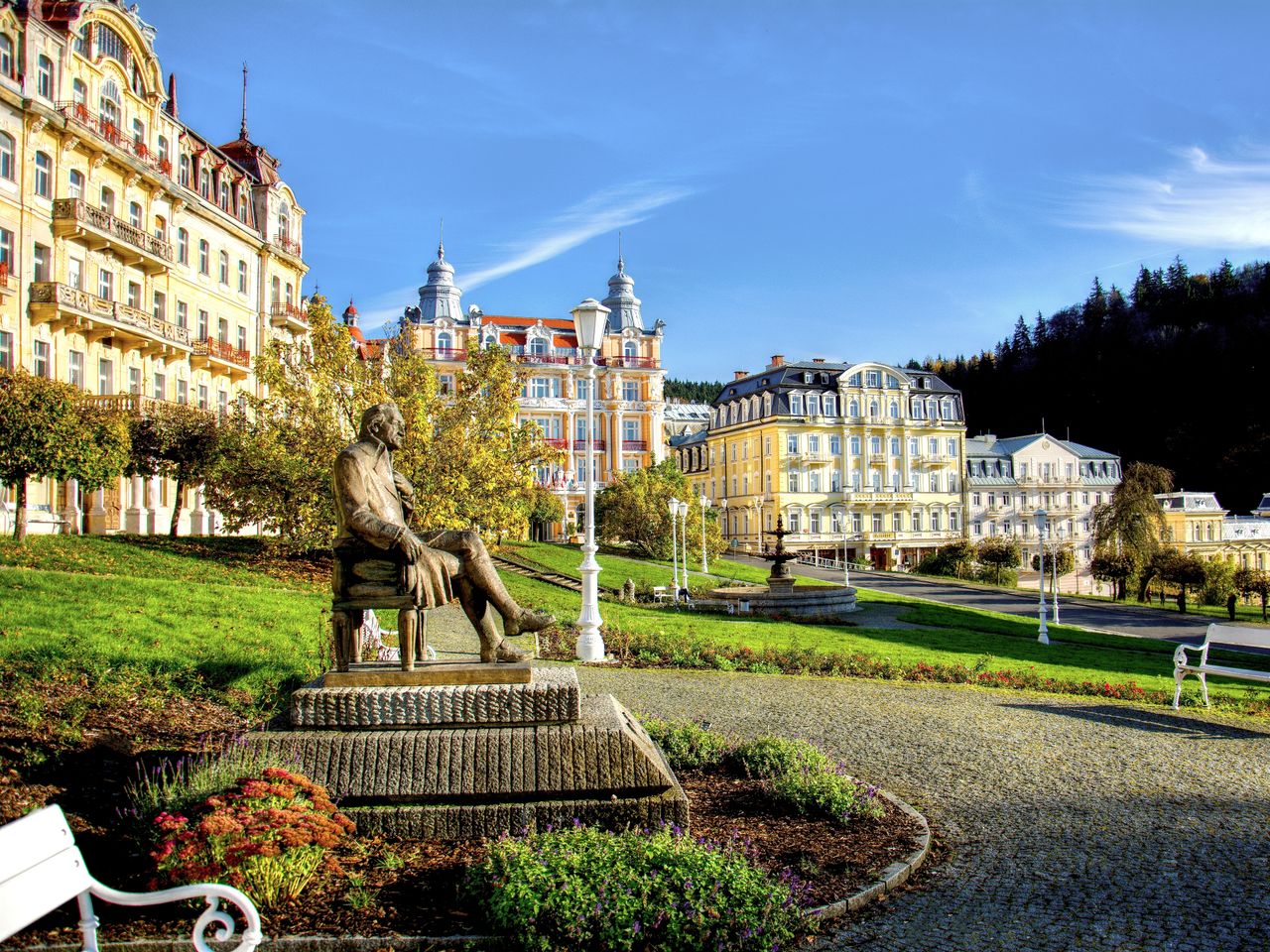 WellnessGenuss im mondänen Marienbad