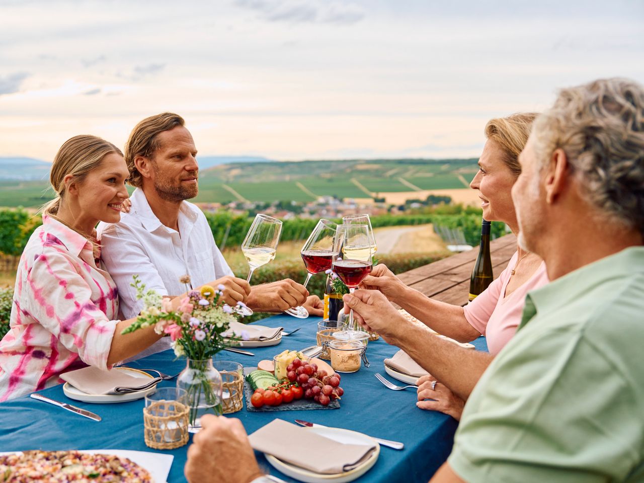 Yoga-Arrangement "Innere Ruhe im Weinberg"