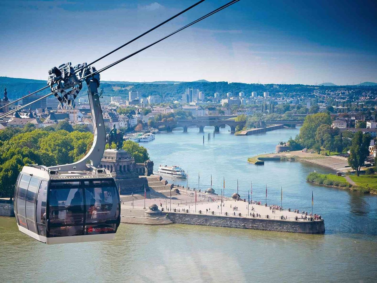 3 Tage im Mittelrheintal mit Seilbahnfahrt in Koblenz